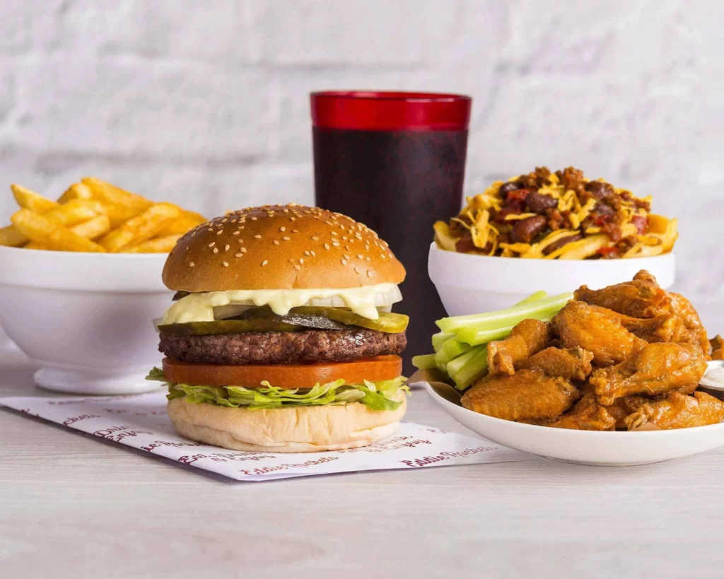 Eddie Rocket Classic Hamburger Combos