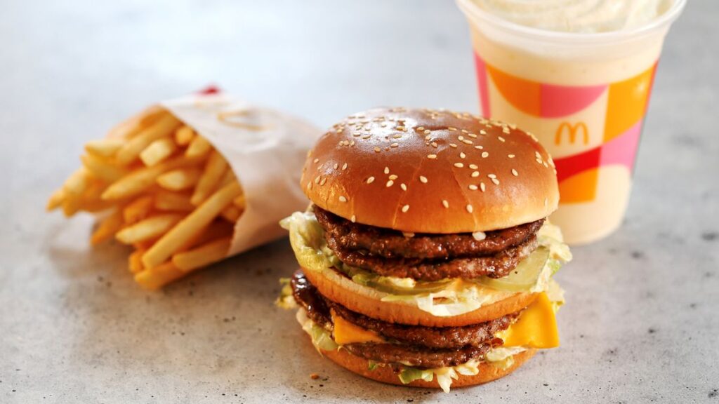 The hat trick burger