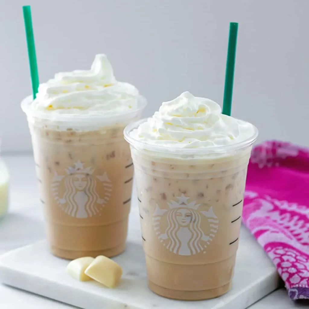 Starbucks Iced white chocolate mocha