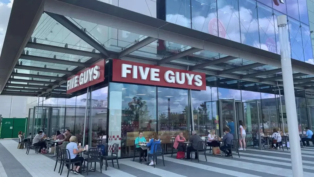 Five Guys Menu Prices in Ireland (March 2024)