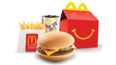 Happy Meal Cheeseburger